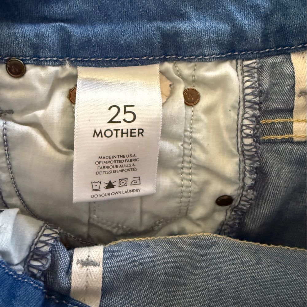 Mother High-Waisted Looker in Maiden & the Unicorn Women’s Size 25 - Picture 10 of 15
